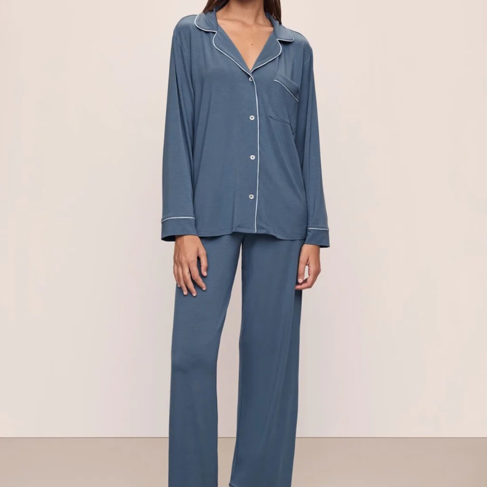 Eberjey Gisele PJ Set Blue XS